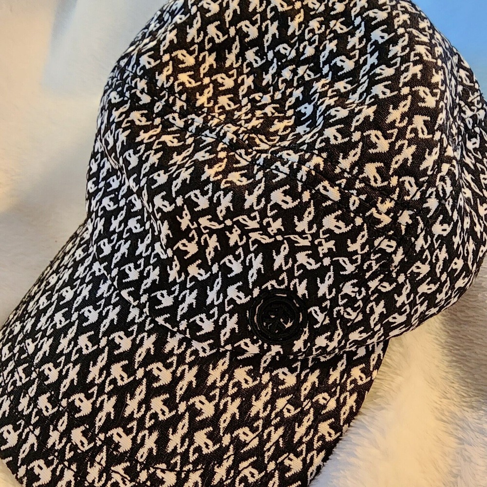 Element Skateboarding Hat Black & White Patterned Logo Womens Adjustable